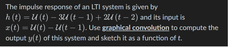 Solved The impulse response of an LTI system is given by | Chegg.com