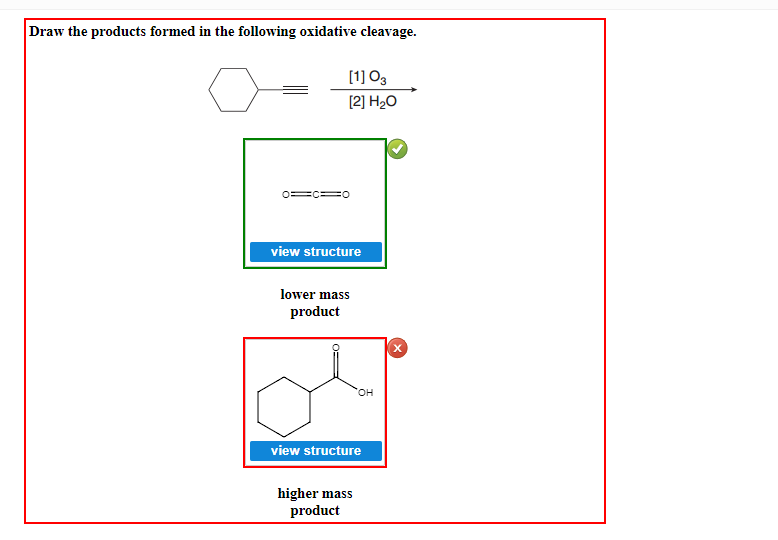 Solved Draw the products formed in the following oxidative