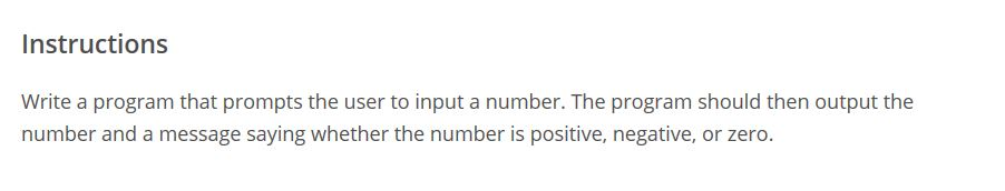 Solved Instructions Write a program that prompts the user to | Chegg.com