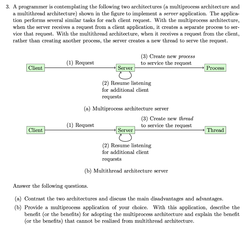 Solved 3. A programmer is contemplating the following two | Chegg.com