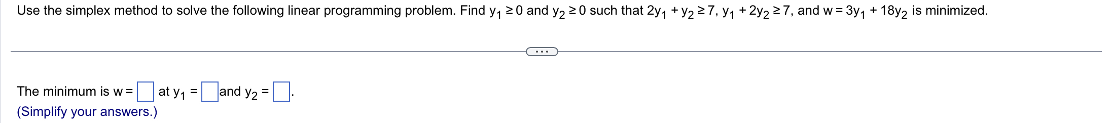 Solved Use the simplex method to solve the following linear | Chegg.com