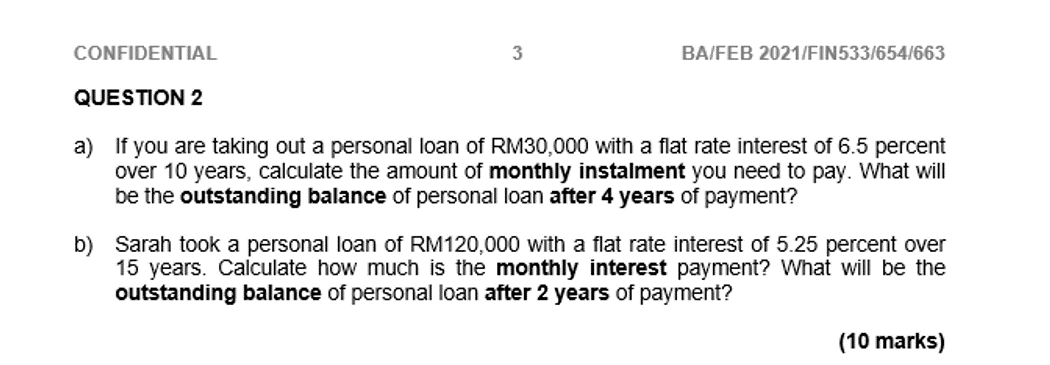 Skema Jawapan Past Year Question Uitm  malakuio