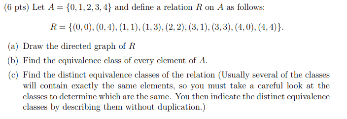 Solved (2 Pts) Let A = {1, 2, 3, 4, 5, 6, 7, 8, 9, 10, 11, | Chegg.com