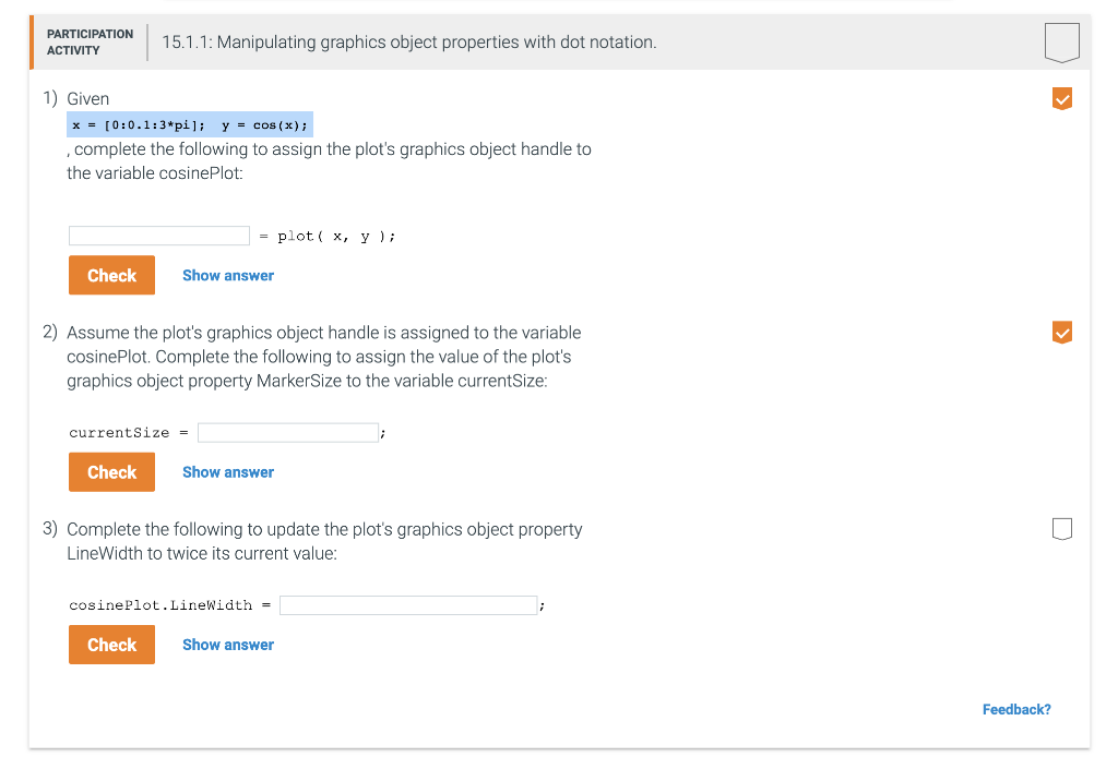 These questions based on Matlab program, so | Chegg.com