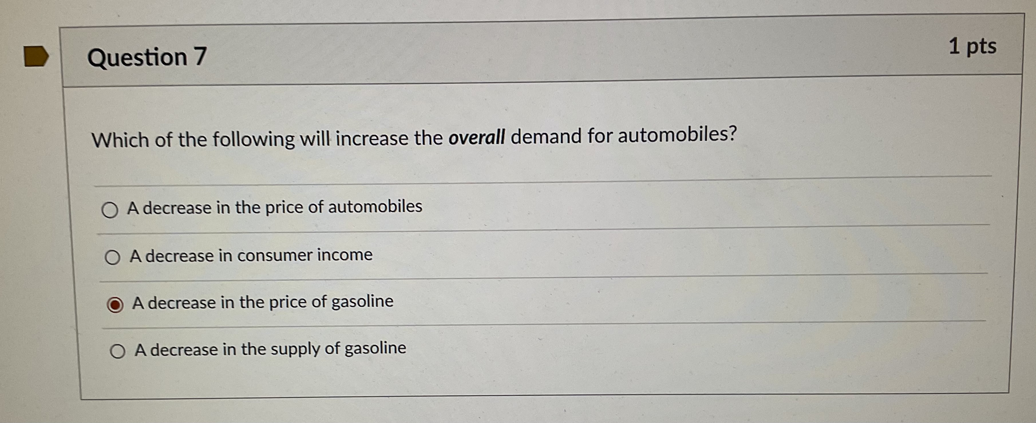 Solved Which of the following will increase the overall | Chegg.com
