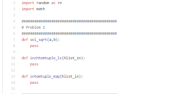 Solved Problem 1: Inches To Meters Complete The Functions 