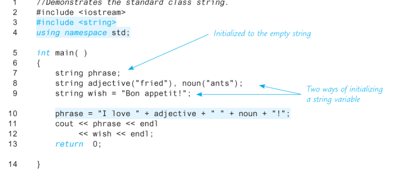 Solved C++ Visual Studio Code 2022 Create 4 string | Chegg.com