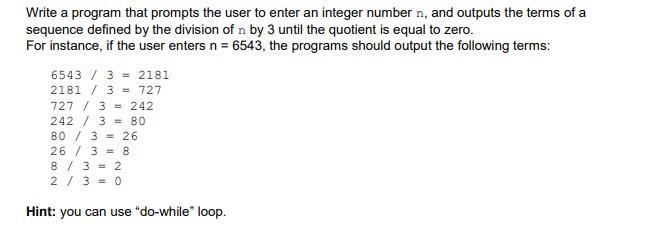 Solved Write a program that prompts the user to enter an | Chegg.com