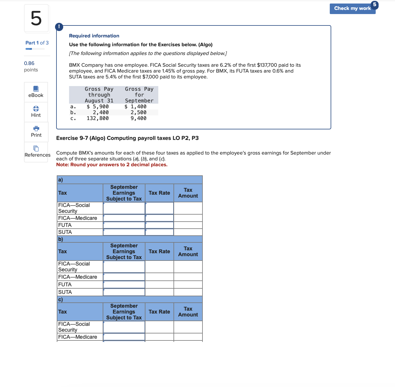 Solved Required InformationUse The Following Information For | Chegg.com