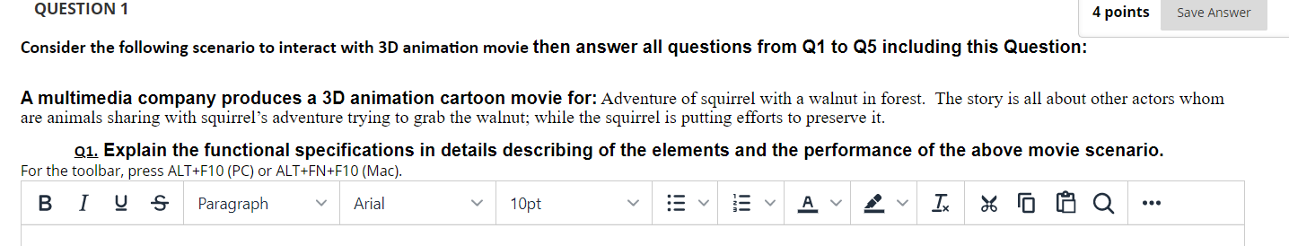 Solved QUESTION 1 4 points Save Answer Consider the | Chegg.com