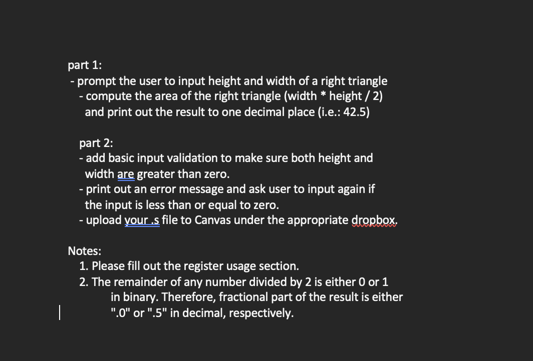 Solved part 1: - prompt the user to input height and width | Chegg.com