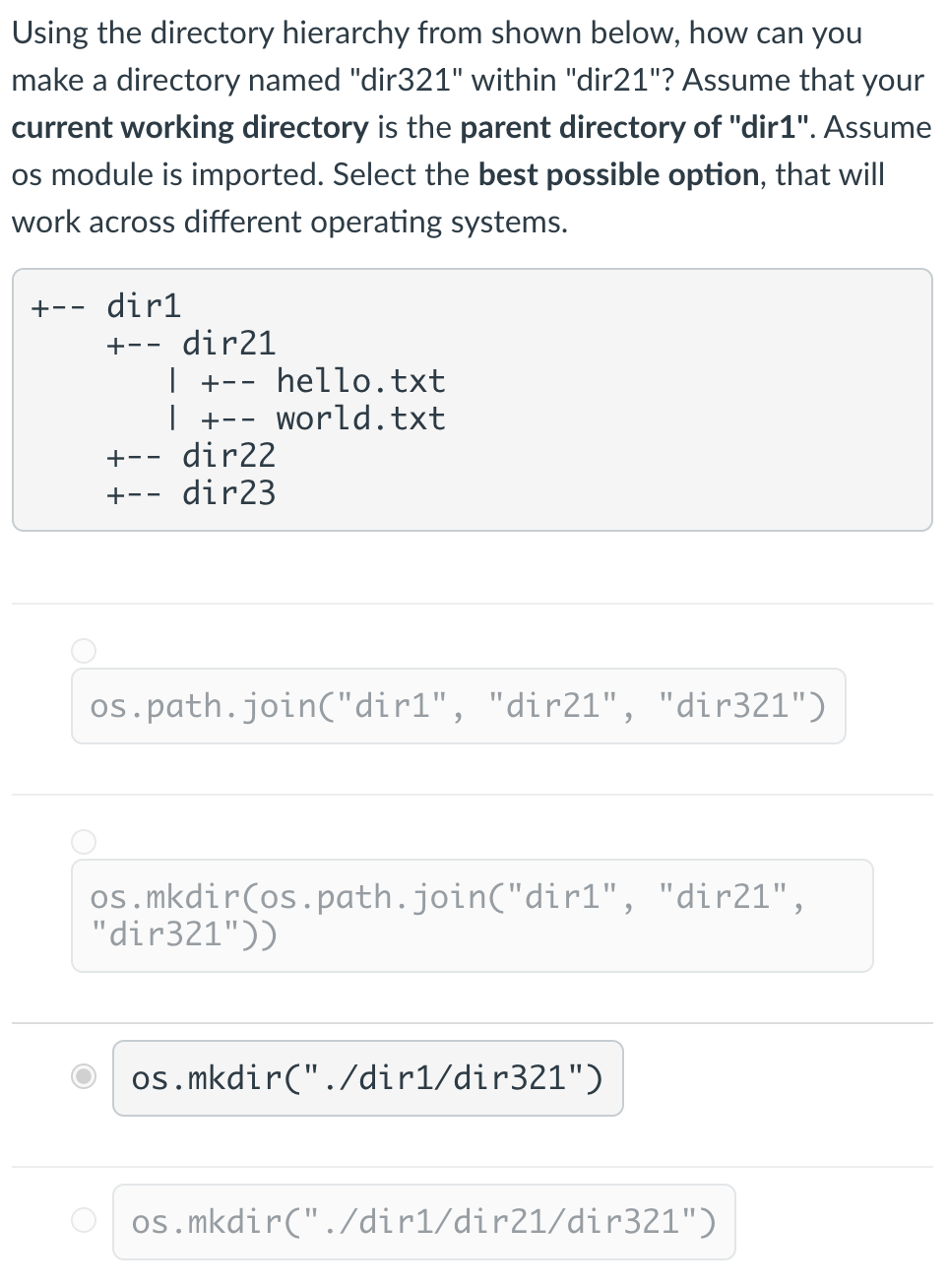 Solved Using The Directory Hierarchy From Shown Below, How | Chegg.com