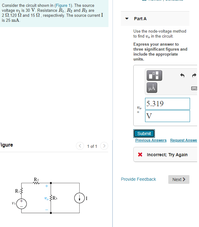 Solved Consider the circuit shown in (Figure 1). The source | Chegg.com
