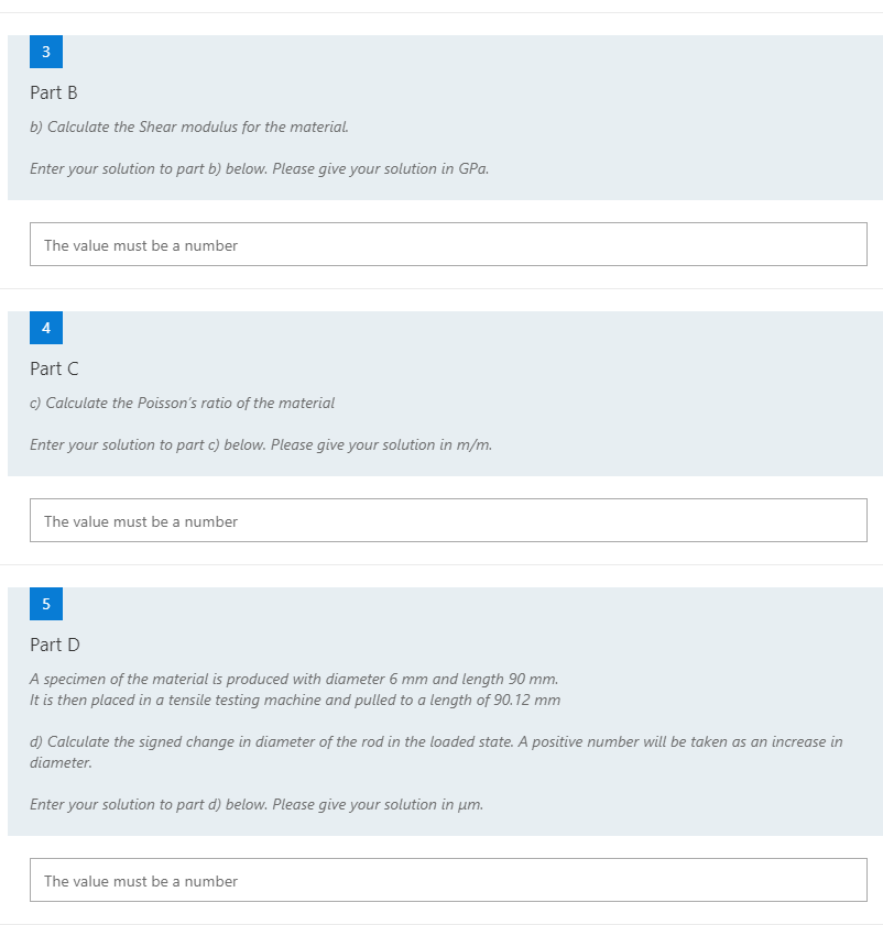 Solved Question 2 The results of a tensile test and torsion | Chegg.com