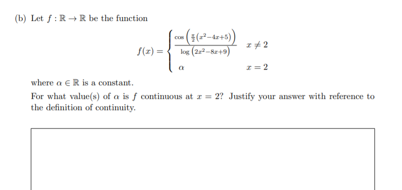 Solved B Let F R R Be The Function Cas 3 22 4x 5 272