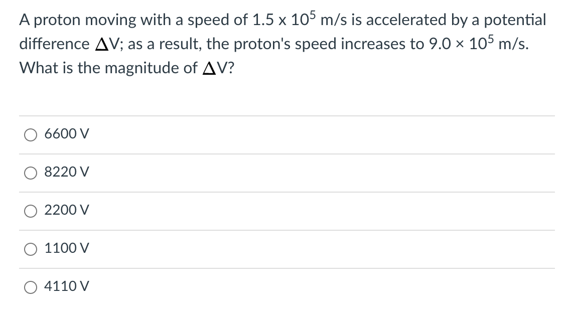 Solved A Proton Moving With A Speed Of 1.5 X 105 M/s Is | Chegg.com