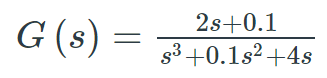 Solved Let the transfer function represent the elevation | Chegg.com