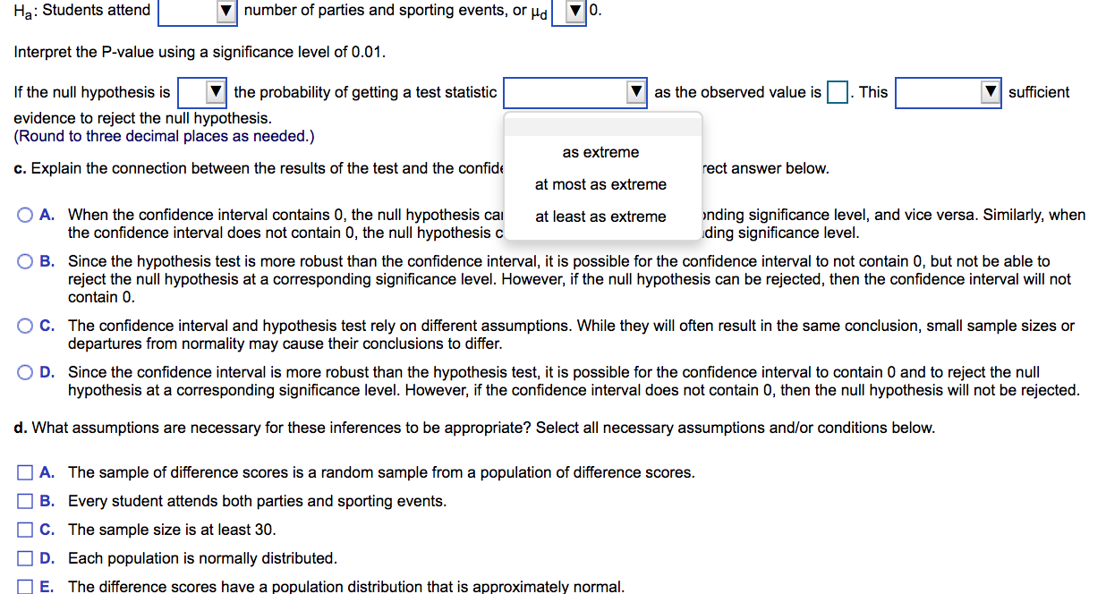 Solved A random sample of 10 students were surveyed on their | Chegg.com