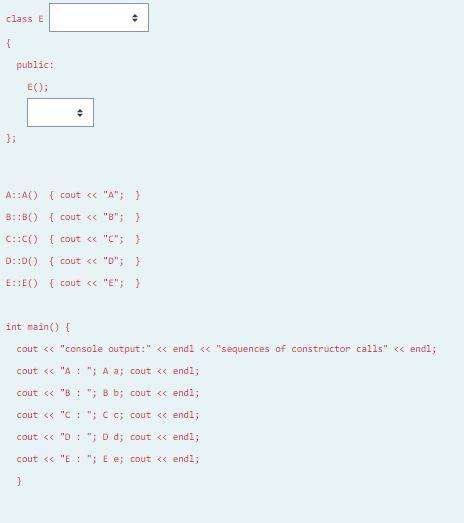 Solved Fill-in the code below so that the code is correct | Chegg.com