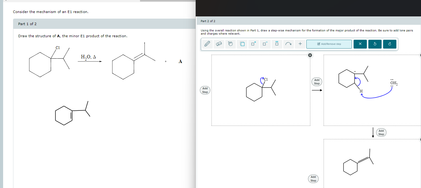 Solved Part 2 ﻿of 2Using the overall reaction shown in Part | Chegg.com