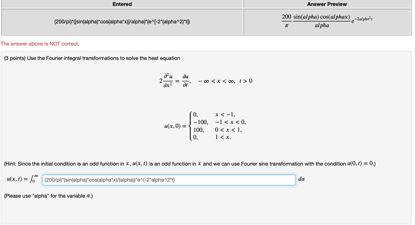 Solved Entered Answer Preview | Chegg.com