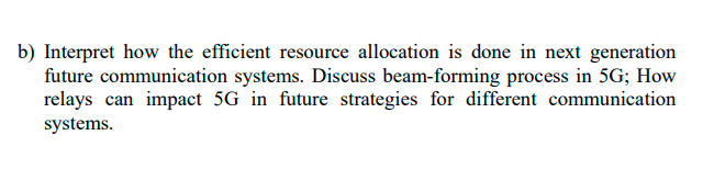 Solved B) Interpret How The Efficient Resource Allocation Is | Chegg.com