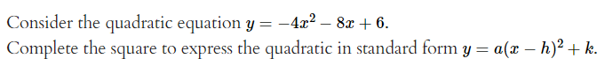 4x 6 2x 3 8 in quadratic form