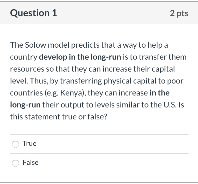 Solved Question 3 2 Pts The Production Function Model Is Chegg Solved Question 3 2 Pts The Production Function Model Is Chegg