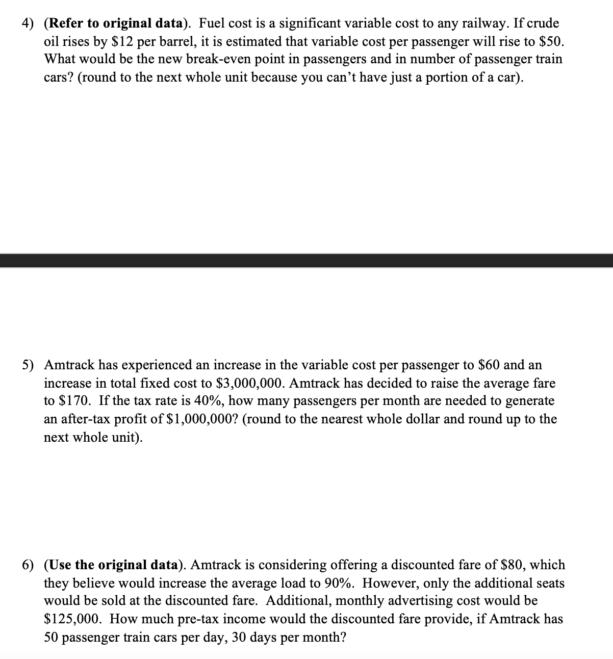 Solved ALL ANSWERS MUST INCLUDE WORK AND/OR EXPLANATION FOR | Chegg.com