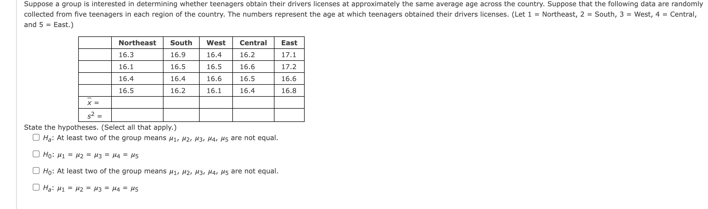 Solved Use regression to find the equation for the line of | Chegg.com