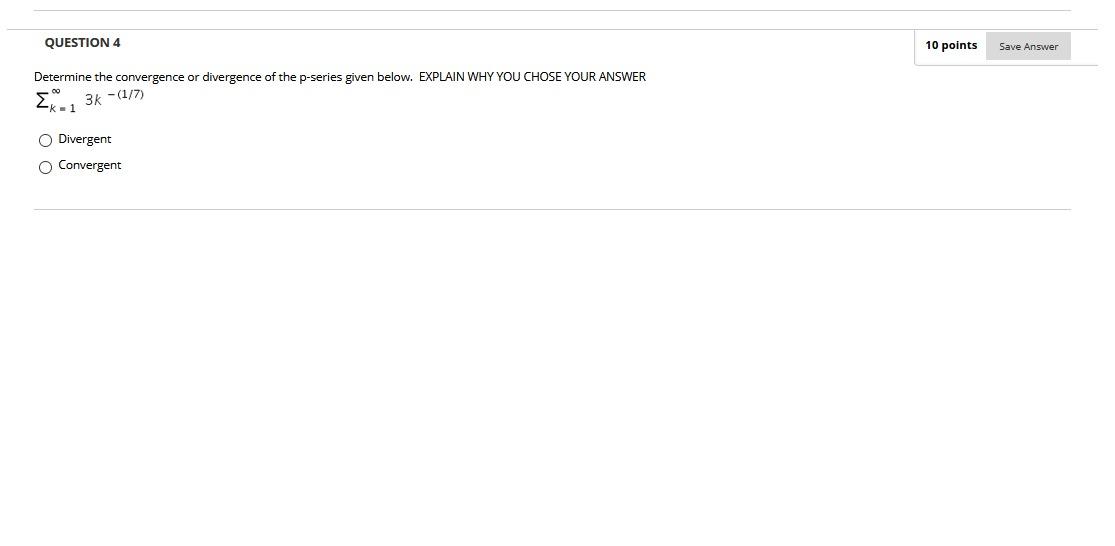 Solved QUESTION 6 10 points Save Answer Evaluate the | Chegg.com