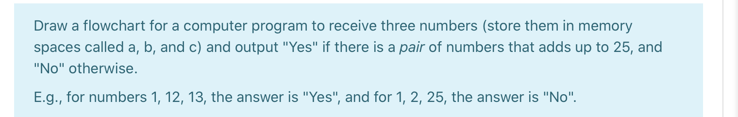 Solved Draw a flowchart for a computer program to receive | Chegg.com