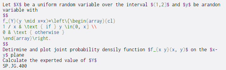 Solved Let $X$ be a uniform random variable over the | Chegg.com