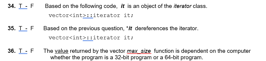 Solved 34. I . F Based on the following code, it is an | Chegg.com