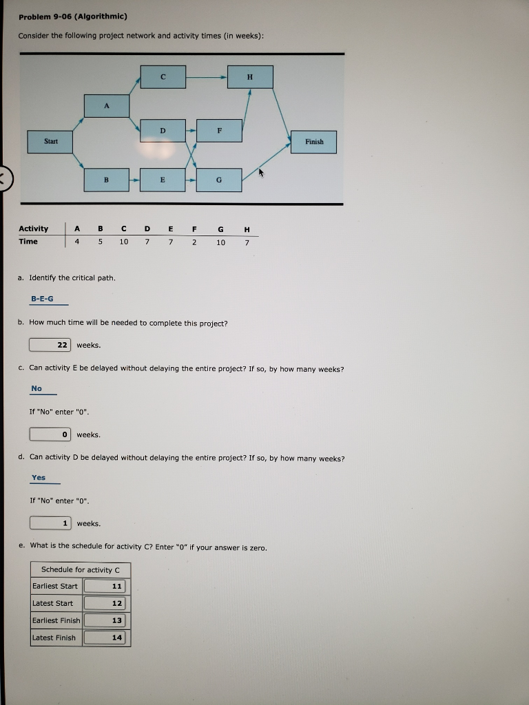 Solved Problem 9-06 (Algorithmic) Consider the following | Chegg.com