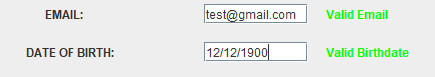 Solved Make a java gui that validates the birth date input | Chegg.com