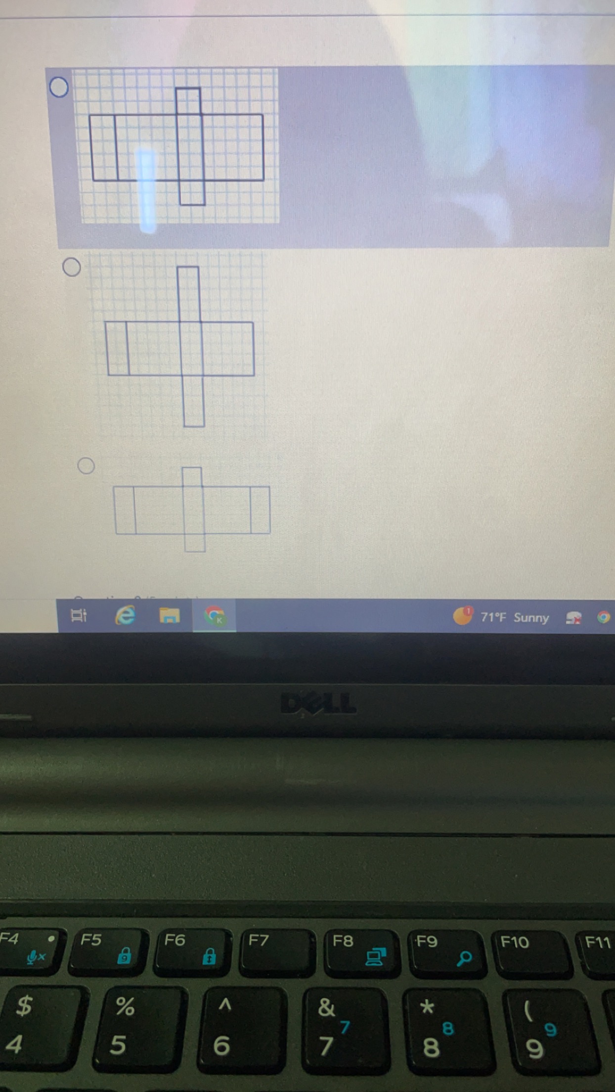 Solved Draw a net for a rectangular prism having the | Chegg.com