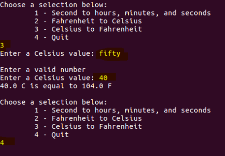 Solved Write a program that do the following unit conversion | Chegg.com