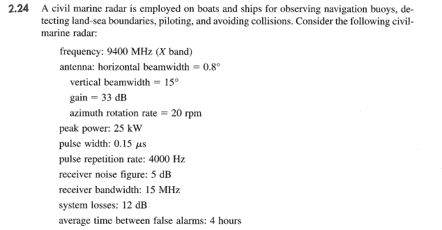 Solved a. Plot the single-scan probability of detection as | Chegg.com