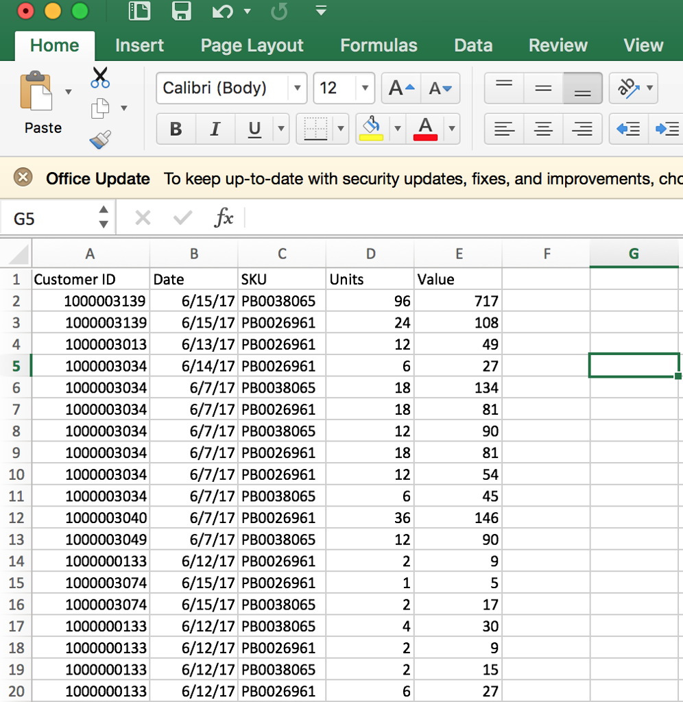 Solved Consider the CSV file 