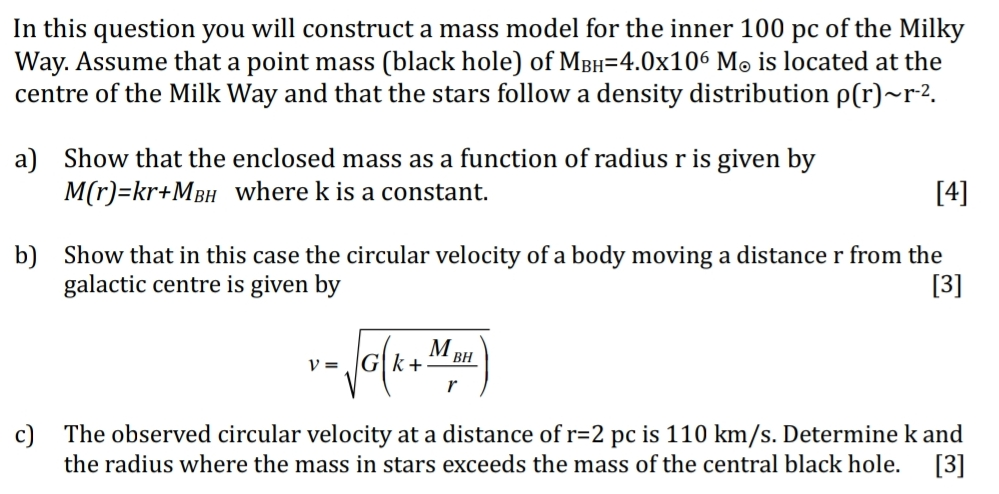 Solved In this question you will construct a mass model for | Chegg.com