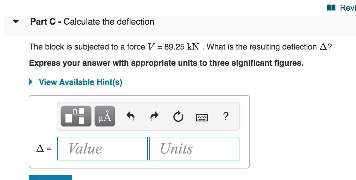 Solved The Shear Stress-Strain Diagram 12 of 23 A | Chegg.com
