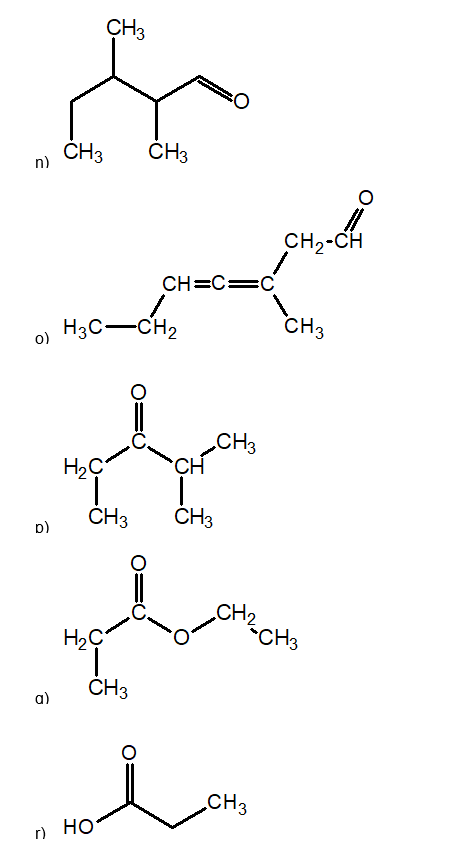 Solved CH3 CH3 CH3 n) گر CH2-CH CH=C=C H3C—CH2 – -CH2 CH3 o) | Chegg.com