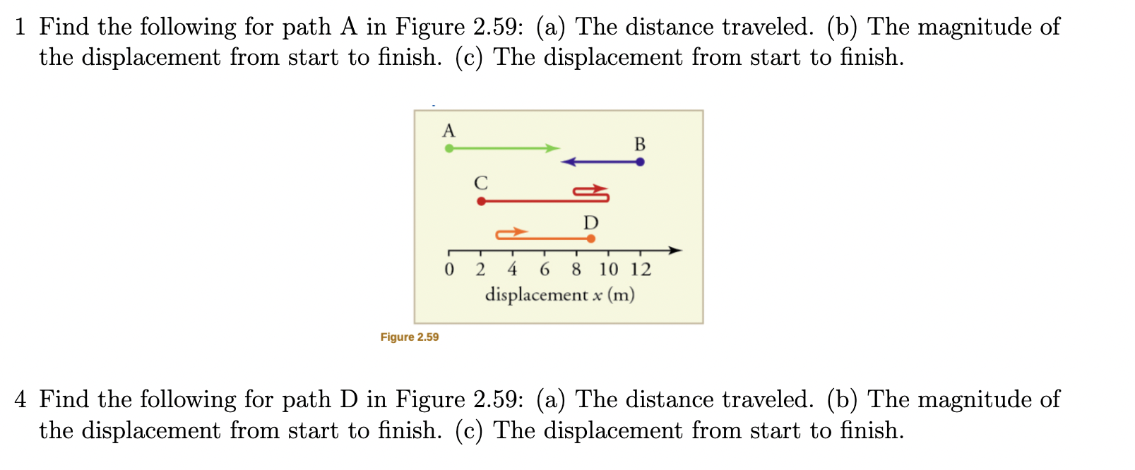 Solved 1 Find The Following For Path A In Figure 2.59: (a) | Chegg.com