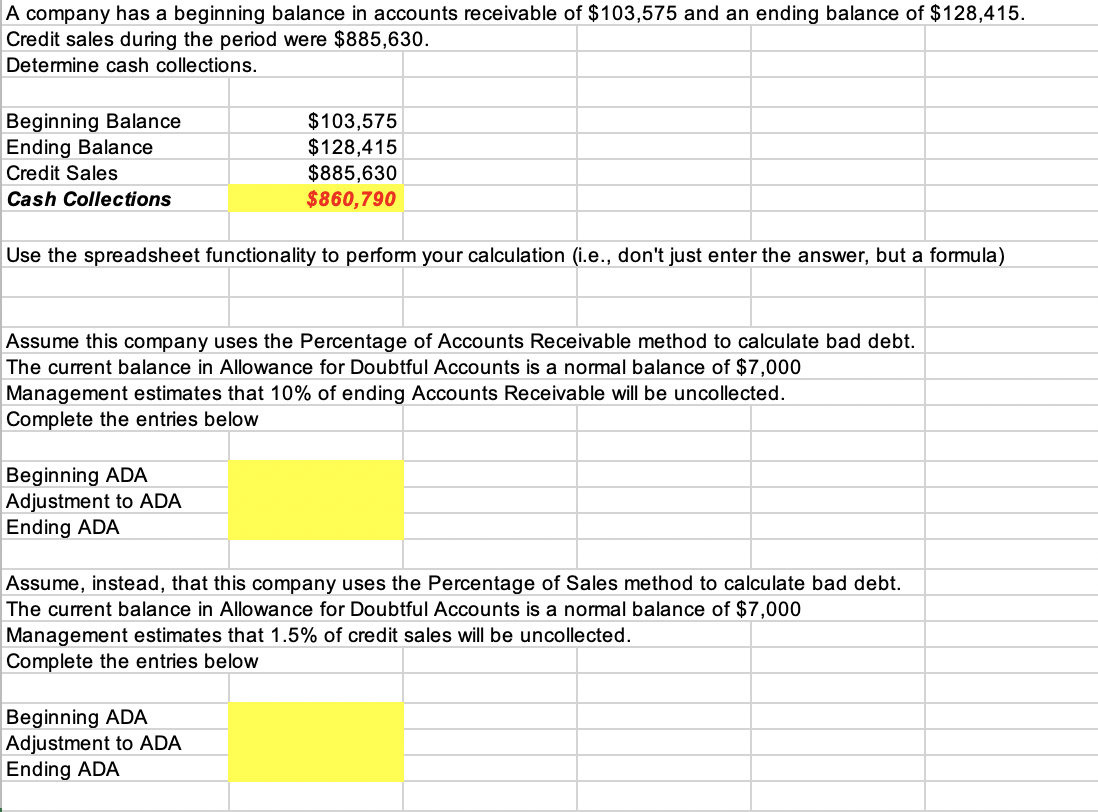 Solved A Company Has A Beginning Balance In Accounts | Chegg.com