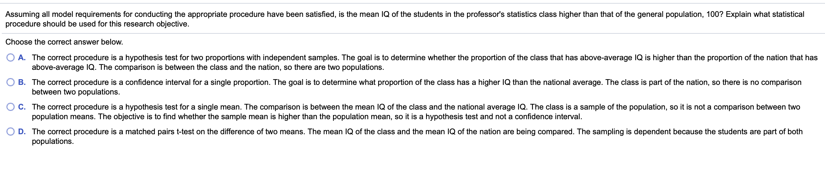 Solved Assuming all model requirements for conducting the