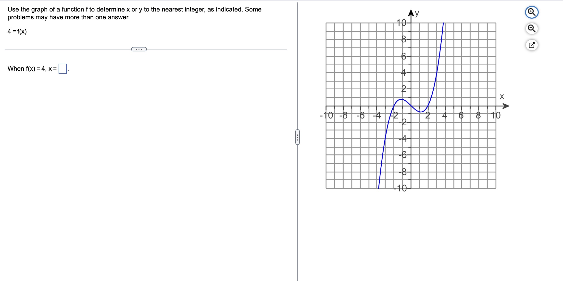 solved-use-the-graph-of-a-function-f-to-determine-x-or-y-to-chegg