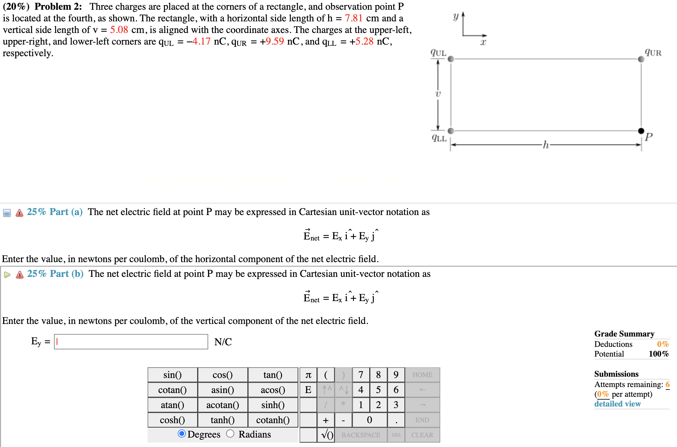 solved-20-problem-2-three-charges-are-placed-at-the-chegg