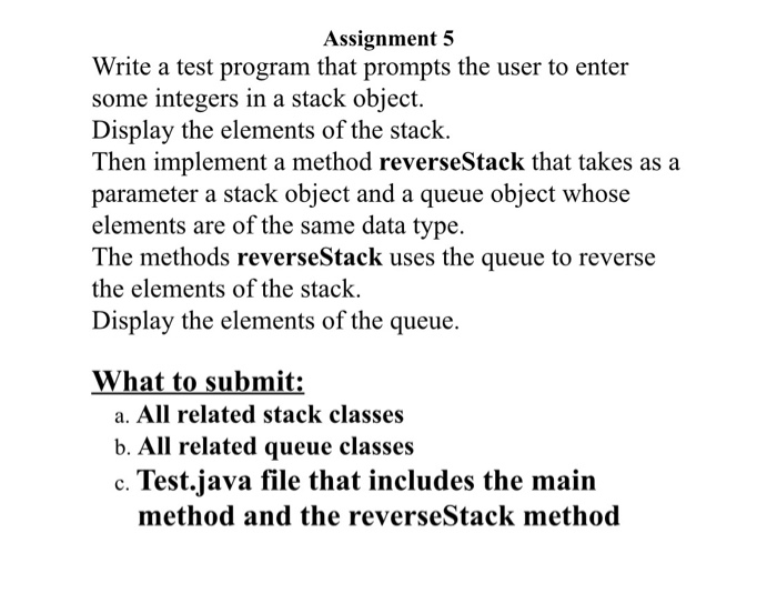 Solved Assignment 5 Write a test program that prompts the | Chegg.com