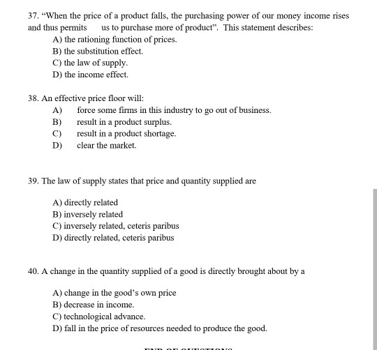 Solved 18 of 25 By definition, the purchasing power of money
